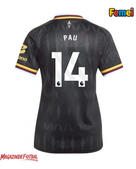 Aston Villa Pau Torres #14 Tricou Fotbal Replică 2026-27 Femei Deplasare Aston Villa Pau Torres #14 Tricou Fotbal Replică 2026-27 Femei Deplasare